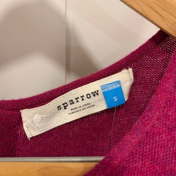 Anthropologie Sparrow Serena Peplum Sweater Dress Size Small - Picture 3 of 5